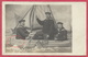 Heyst Mer Heist Belgique Carte Photo En Studio : 3 Marins Allemands Sur Une Barque Du Nom De Heyst Retour Vers Allemagne - Heist