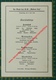 Robert Ley - Kraft Durch Freude - 6. Juli 1939 - Menus