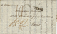 1814- Letter From London To France  " ANGLETERRE " - Back , Mark  FOREIGN / 207 / 1814 - ...-1840 Préphilatélie