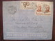 Madagascar 1949 France NOSSI BE Lettre Enveloppe Cover Colonie Par Avion Air Mail Paire 10f - Usati