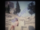 Diapositive Amateur Slide 1975 Jeune Femme En Robe Dans Les Ruines Oropos - Diapositives