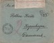 WWI Censor Cover To Red Cross Copenhagen (they Kept Records Of POW On E Front) Re POW - Covers & Documents