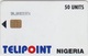 #13 - NIGERIA-01 - TELIPOINT - 50 UNITS - SCRATCHED - Nigeria