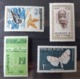 MONDE / 4 TIMBRES AVEC PUBLICITE ARGININE AU VERSO  / NEUF * + ** / MH + MNH - Non Classés