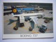 Avion / Airplane /  LUFTHANSA / Boeing B 737-200 / At The Airport / Size : 11,5X16,5 Cm - 1946-....: Era Moderna