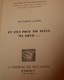 Et Ceci Pour Toi Seule Ma Soeur....Doctoresse Andrée. - 1901-1940