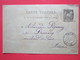 Cp écrite CAMUZAT à CHAMPLEMY Le 6/10/1897 Oblitérée à CHAMPLEMY & PREMERY (58) Timbre Entier Type SAGE - Cartes Postales Types Et TSC (avant 1995)