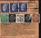 ! 1943 Paketkarte Deutsches Reich, Gaschwitz Nach Taucha , Zusammendrucke - Briefe U. Dokumente