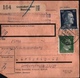 ! 1943 Paketkarte Deutsches Reich, Gremsdorf über Bunzlau Nach Leipzig , Zusammendrucke - Briefe U. Dokumente