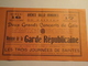 SAINTES, Programme, 1933, Concerts De Gala, Garde Républicaine, Arènes Gallo Romaines - Programmes