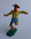 FIGURINE TIMPO TOYS COWBOY 2ème Série COURRE Manque LE REVOLVER  - PAS BRITAINS - Leger