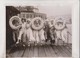 TEIGNMOUTH PIER  LYME REGIS CARNIVAL CREW OF HMS WHOOPEE    25*20CM Fonds Victor FORBIN 1864-1947 - Schiffe