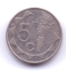 NAMIBIA 1993: 5 Cents, KM 1 - Namibia