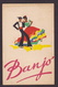 Carte Parfumée Parfum Publicité Publicitaire BANJO 5,2 X 8,2 - Oud (tot 1960)