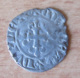 France - Monnaie Double Parisis Charles IV (1322 - 1328) En Billon - Diam. 20 Mm, Poids : 0,9 Gr - 1322-1328 Charles IV Le Bel