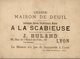 CHROMO  GRANDE MAISON DE DEUIL A LA SCABIEUSE LYON  LES DEUX JOLIES PETITES FILLES - Autres & Non Classés