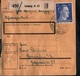 ! 1943 Paketkarte Deutsches Reich,  Leipzig   Zusammendrucke - Cartas & Documentos