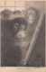 'Kunstkritiker' 'Art Critic' Monkey As Artist And Critic C1920s Vintage Postcard - Monkeys
