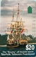 ILE NORFOLK  -  Phonecard  -  " Tamura " -  The " Bounty "  -  $20 - Norfolkinsel