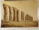 GRANDE PHOTO 20x26 Cm: TUNIS, Tunisie, Aqueduc Romain Route De Zaghouan; Photo J. GARRIGUES, 1860-90. 19e Siècle - Afrique