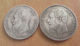 Belgique - 2 Monnaies 5 Francs Argent Leopold II 1868 - Tranche A - 5 Francs