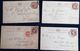 Great Britain 187 ½ D Postcards Thick Carton,4x , 2 With Private Imprints On Back 2002.1916 - Postwaardestukken