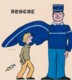 Bx - Lot De 15 Autocollants Illustrés Savignac - "Le Gendarme Protège" " Le Gendarme Sévit" (3 Modèles Différents) - Police & Gendarmerie