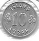 *iceland 10 Aurar 1971  Km 10a  Unc - Islandia