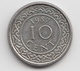@Y@    Suriname  10   Cent   1987    (4635) - Surinam 1975 - ...