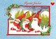 Postal Stationery - Birds - Bullfinches - Elves Coming - Finnish Heart Association 2008 - Suomi Finland - Postage Paid - Entiers Postaux