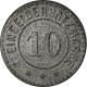 Monnaie, Allemagne, Stadt Giessen, Kleingeldersatzmarke, Giessen, 10 Pfennig - Monetary/Of Necessity