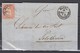 Mi 15 Sur Lettre De Basel Briefexpedition à Solothurn  - 13 MAR 1858 - Briefe U. Dokumente