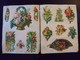 Lot De 95 Chromos Collés Sur Papier.Fleurs Fruits Et Divers. - Fleurs