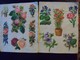 Delcampe - Lot De 95 Chromos Collés Sur Papier.Fleurs Fruits Et Divers. - Fleurs