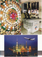 Delcampe - China 2002  Visting The World With China Eastern  Pre-stamped Post Cards 10v - Airplanes