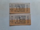 Lot 2 Tickets Métro  RATP Paris 2e Classe Billet Individuel - Europe