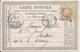 LT4873  N°59/carte Postale, Oblit Cachet à Date De St-Cyprien, Dordogne (23) Pour Poitiers, Vienne (80) Du 13 Nov 1874 - 1871-1875 Cérès