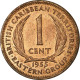 Monnaie, Etats Des Caraibes Orientales, Elizabeth II, Cent, 1955, SUP, Bronze - Caraibi Britannici (Territori)