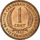 Monnaie, Etats Des Caraibes Orientales, Elizabeth II, Cent, 1955, SUP, Bronze - Territoires Britanniques Des Caraïbes