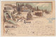 Gruss Aus Arosa - Litho - 1896 !!          (P-221-90505) - Arosa