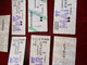 Tickets Ancien / Metropolitain/2émeClasse  / 7 Coupons Mensuels De Carte Orange /1996 - 1997   TCK3 - Europa