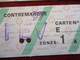 Delcampe - Tickets Ancien / Metropolitain/2émeClasse  / 7 Coupons Mensuels De Carte Orange /1996 - 1997   TCK3 - Europa