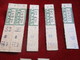 7 Tickets Anciens  Usagés  /BUS / LE MANS / Différents ( 5 Verts , 2 Bleus   /Vers 1930-1950  TCK13 - Europe