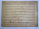 GP 2020 - 2336  Partition Musicale Manuscrite Date Inconnue (à Voir)   XXX - P-R