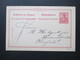 Ganzsache Germania 1900 Doppelkarte P 48 Beschrieben, Aber Ungelaufen / Krefeld - Briefe U. Dokumente