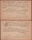 Égypte 1922 Et 1925. 2 Entiers, Cartes Pour L'intérieur (Al-Minya). Jules Et Henri Fleurent, Vins Et Champagnes - Lettres & Documents