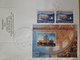 Hungary Enveloppe Circulated To Argentina With Cathedral Block And Others - Lettres & Documents