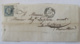 Timbre Napoléon III Non-dentelé 20c YT N°14A (superbe, Belles Marges) Sur Lettre Vers Sisteron - PC 3319 Tarascon - 1854 - 1853-1860 Napoléon III