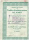 Titre Ancien - Manufacture De Produits Réfractaires Spéciaux De Jumet - Société Anonyme  - Titre De 1924 - - Industrial