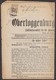 1888  ZIFFER MARKE ALS FRANKATUR AUF OBER - TOGGENBURGER WOCHENBLATT / EBNAT / SEHR SELTEN !!! - Briefe U. Dokumente